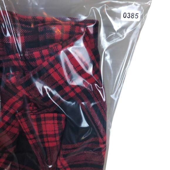 Vintage Mini Skirt Sz 6 Plaid Red Black Dark Academia Mall Goth A Line 90s - Picture 10 of 10